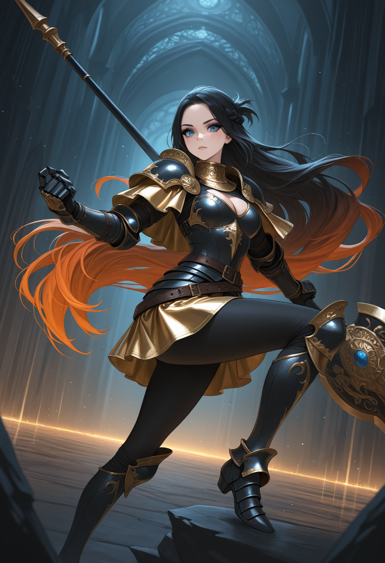 00002-1559547555-masterpiece, best quality, absurdres, highres,_fantasy, dark, abstract background, light particles,_1girl, toned, black hair, gr.png